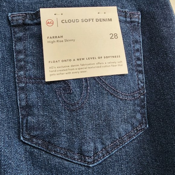 AG Adriano Goldschmied Women's Skinny Jeans - Dark Blue - Picture 4 of 7